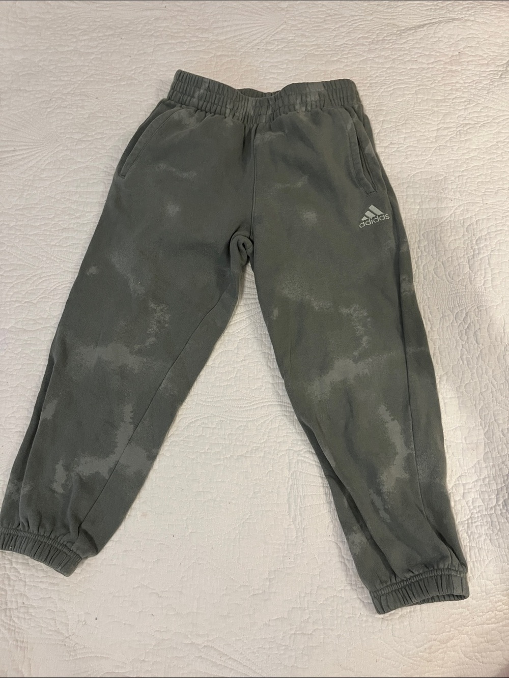 adidas Kids Green Tie-Dye Jogger Sweatpants
